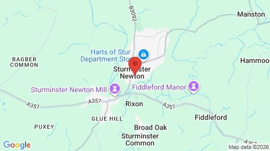 Apartments for rent i Sturminster Newton - Dorset - kort over placeringen