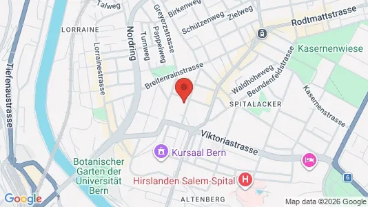 Apartments for rent i Bern-Mittelland - kort over placeringen
