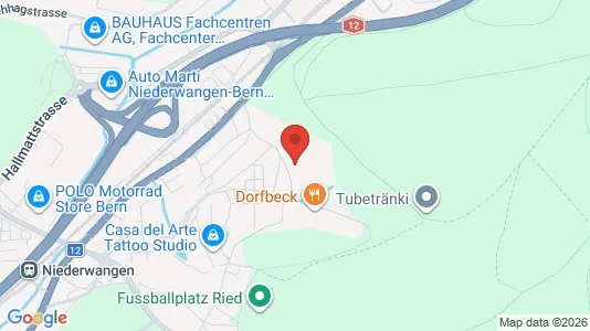 Apartments for rent i Bern-Mittelland - kort over placeringen