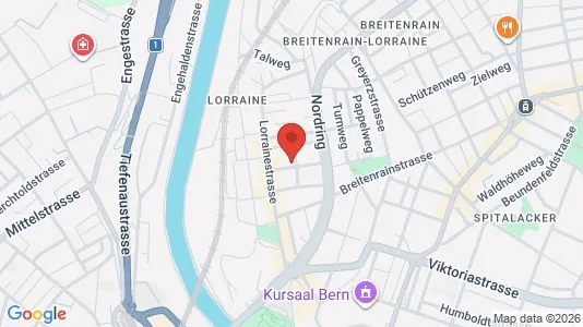 Apartments for rent i Bern-Mittelland - kort over placeringen