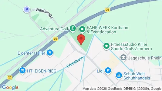 Apartments for rent i Darmstadt-Dieburg - kort over placeringen