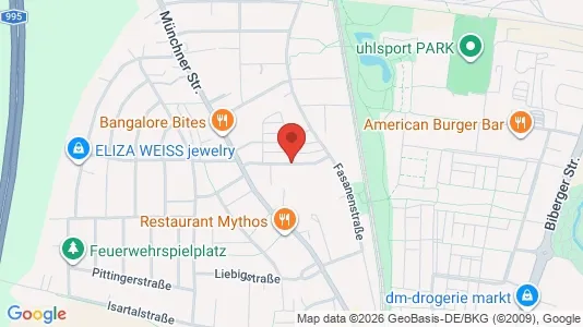 Apartments for rent i Unterhaching - kort over placeringen