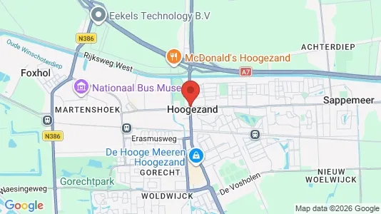 Apartments for rent i Hoogezand-Sappemeer - kort over placeringen