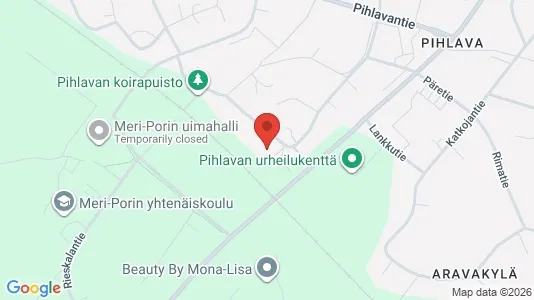 Apartments for rent i Pori - kort over placeringen