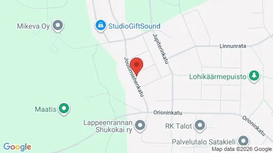 Apartments for rent i Lappeenranta - kort over placeringen