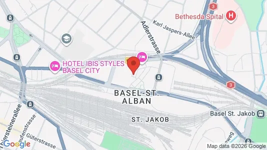 Apartments for rent i Basel-Stadt - kort over placeringen