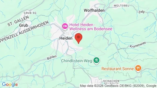 Houses for rent i Vorderland - kort over placeringen