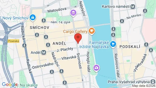 Apartments for rent i Prague 5 - kort over placeringen
