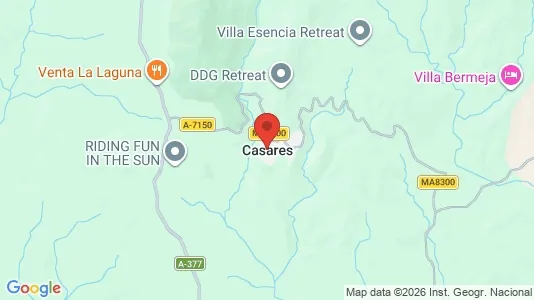 Apartments for rent i Casares - kort over placeringen