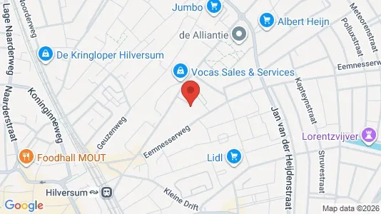 Apartments for rent i Hilversum - kort over placeringen