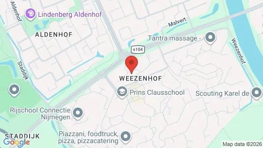 Apartments for rent i Nijmegen - kort over placeringen
