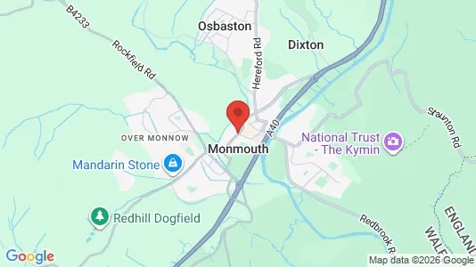Apartments for rent i Monmouth - Gwent - kort over placeringen