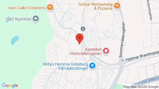 Apartments for rent i Västra hisingen - kort over placeringen