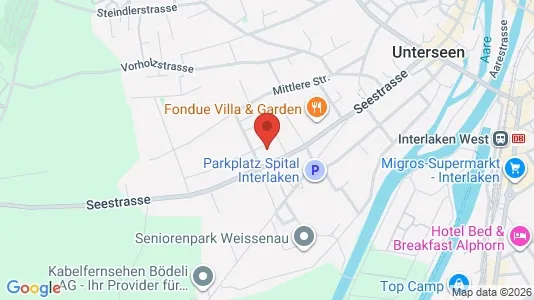 Apartments for rent i Interlaken-Oberhasli - kort over placeringen