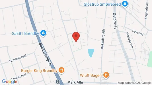 Apartments for rent i Brøndby - kort over placeringen