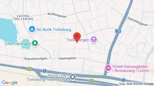 Apartments for rent i Trelleborg - kort over placeringen