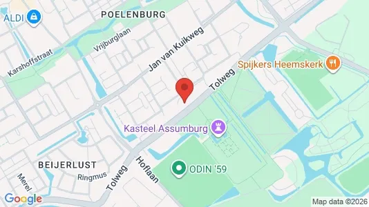 Apartments for rent i Heemskerk - kort over placeringen