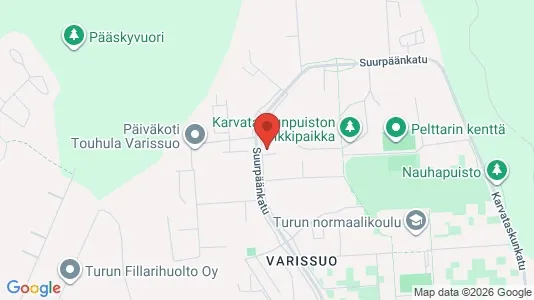 Apartments for rent i Turku - kort over placeringen