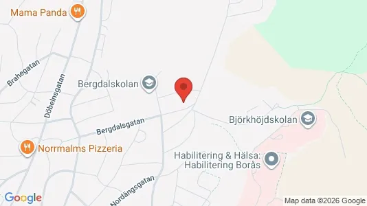 Apartments for rent i Borås - kort over placeringen