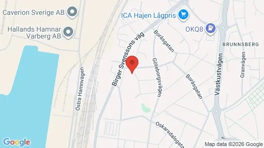 Apartments for rent i Varberg - kort over placeringen