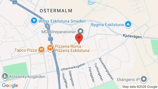 Apartments for rent i Eskilstuna - kort over placeringen