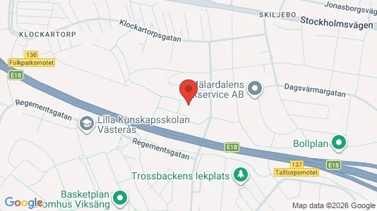 Apartments for rent i Västerås - kort over placeringen