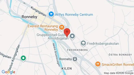 Apartments for rent i Ronneby - kort over placeringen