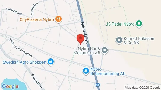 Apartments for rent i Nybro - kort over placeringen