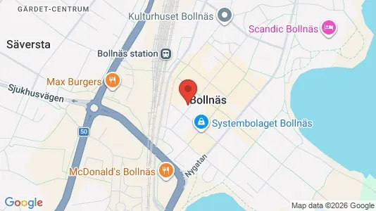 Apartments for rent i Bollnäs - kort over placeringen