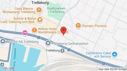 Apartments for rent i Trelleborg - kort over placeringen