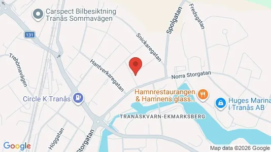 Apartments for rent i Tranås - kort over placeringen