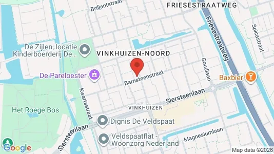 Apartments for rent i Groningen - kort over placeringen