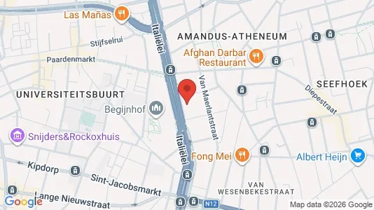 Apartments for rent i Stad Antwerp - kort over placeringen