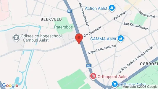 Apartments for rent i Aalst - kort over placeringen