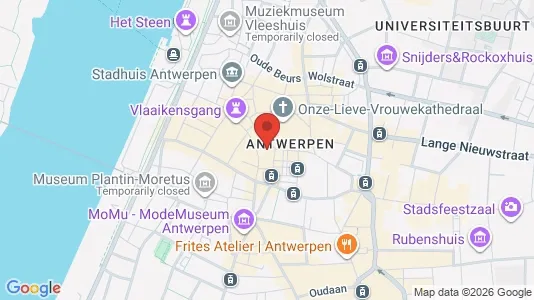 Apartments for rent i Stad Antwerp - kort over placeringen