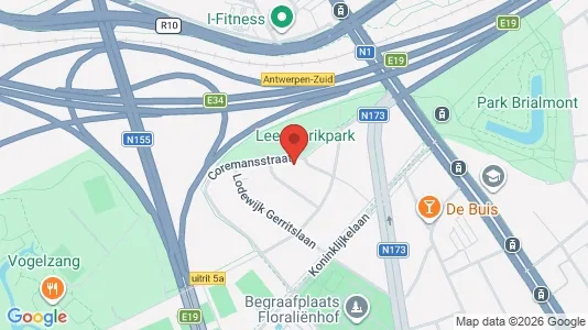 Apartments for rent i Antwerp Berchem - kort over placeringen