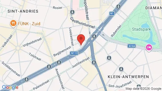Apartments for rent i Stad Antwerp - kort over placeringen