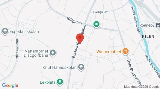 Apartments for rent i Ronneby - kort over placeringen