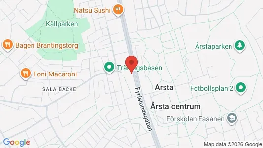 Apartments for rent i Uppsala - kort over placeringen