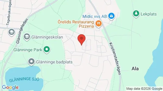 Apartments for rent i Laholm - kort over placeringen