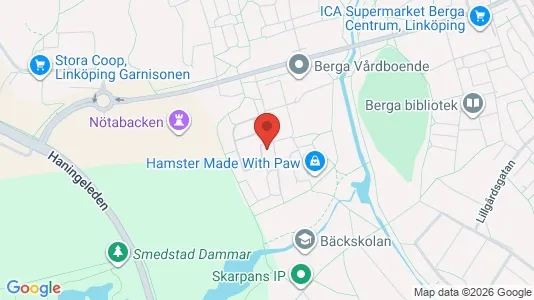 Apartments for rent i Linköping - kort over placeringen