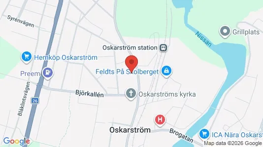 Apartments for rent i Halmstad - kort over placeringen
