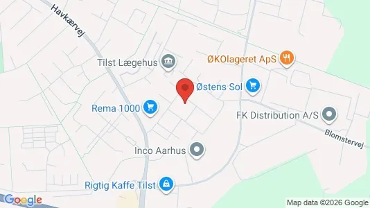 Apartments for rent i Tilst - kort over placeringen