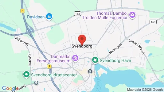 Houses for rent i Svendborg - kort over placeringen