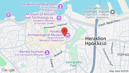 Apartments for rent i Heraklion - kort over placeringen