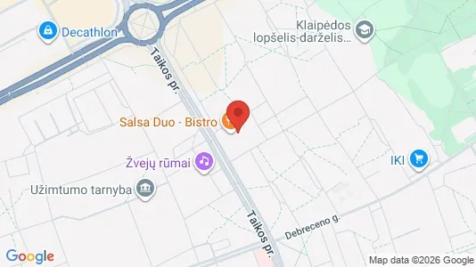 Apartments for rent i Klaipėda - kort over placeringen