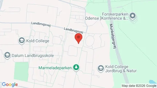 Apartments for rent i Odense S - kort over placeringen