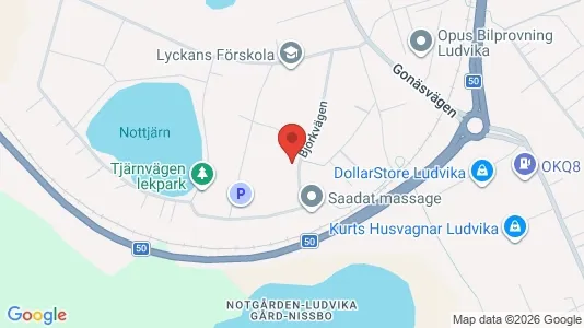 Apartments for rent i Ludvika - kort over placeringen