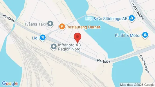 Apartments for rent i Luleå - kort over placeringen