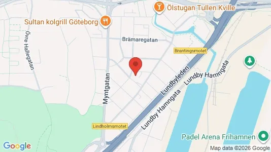 Apartments for rent i Lundby - kort over placeringen